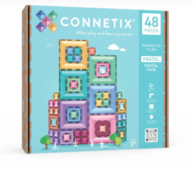 Connetix Connetix Tiles - Magnetická Stavebnice Pastel portal 48 ks