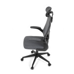 Kancelářská židle, houpací mechanismus, šedá, KA-K2021 GREY