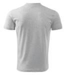 Basic Free tričko pánské světle šedý melír 2XL