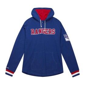 Mitchell & Ness Pánská mikina New York Rangers NHL Legendary Slub Longsleeve Hoodie Velikost: M