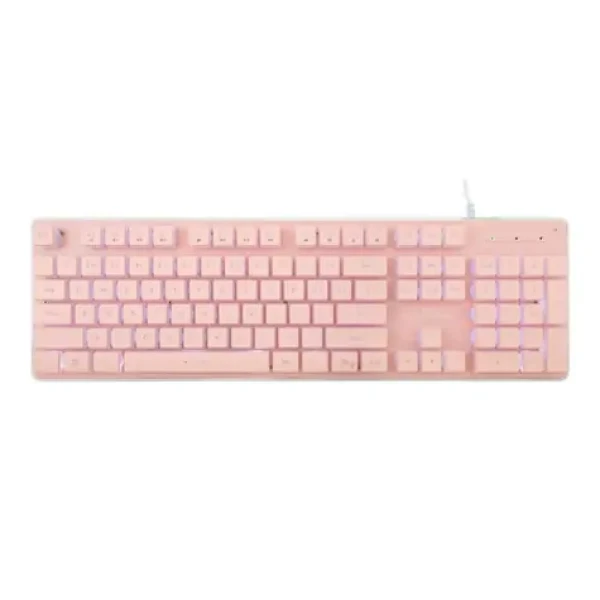 White Shark GK-003441 TACHI růžová / herní membránová klávesnice / US layout / USB / LED (TACHI-P-US)