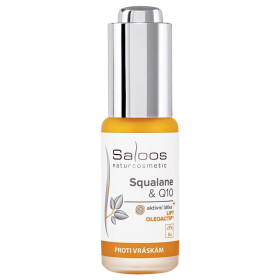 Squalane & Q10 rostlinný elixír proti vráskám 20ml Saloos