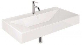 KLUDI - Resa Umyvadlo 101x51 cm, s přepadem, s otvorem pro baterii, lesklá bílá 59WW10143