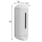 SAPHO - SHOWER MEDIUM dávkovač tekutého mýdla 250ml, bílá A94701