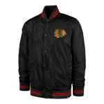 47 Brand Pánská Bunda Chicago Blackhawks Core Poly Fill 47 Drift Track Jacket Velikost: