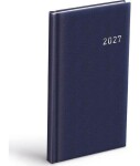 Diář 2027 T806 PVC tmavě modrý 90x170mm