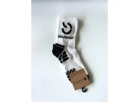 Koloshop teamové ponožky 2024 bílá/černá vel. L/XL