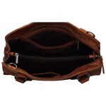 Trendy dámská kožená taška přes rameno GW Walram, camel