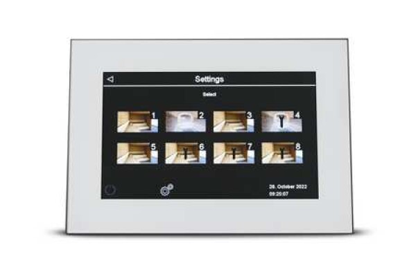 EOS EmoTouch 3, řídící jednotka pro suchou i vlhkou saunu, bílá CFSEOS6505L