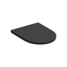 CERSANIT - Toaletní sedátko LARGA ovál SLIM WRAP DUR SC EO ONE BUTTON antracit BOX K98-0266