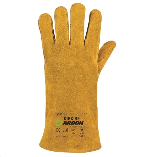 Rukavice KIRK RF A2046 celokožené do 100°C hovězí štípenka