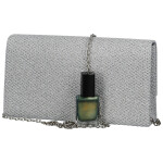 Trendy dámské psaníčko Michelle Moon Rija, stříbrné