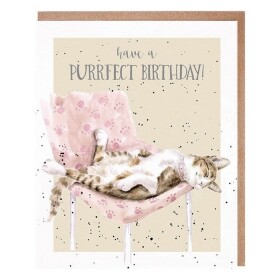 Narozeninové přání Wrendale Designs Tabby Birthday - Kočka
