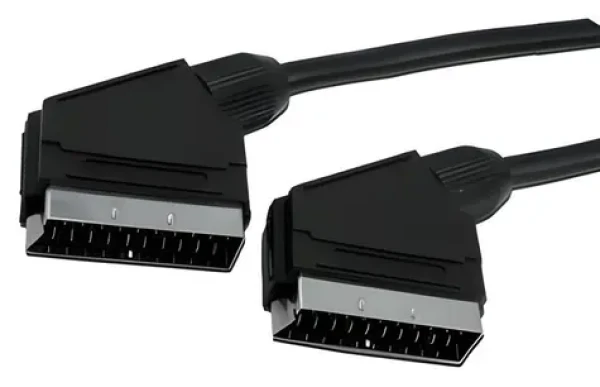 MediaRange černá / SCART kabel / Samec-samec / 1,4 m (MRCS152)