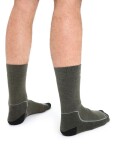 Pánské merino ponožky ICEBREAKER Mens Hike+ Medium Crew, Loden/Blk/Gritstone Heather velikost: 39-41,5 (S)