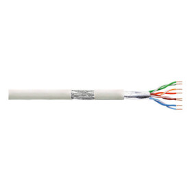 LogiLink CPV0017 šedá / Patch kabel / CAT5e / SF/UTP / bez konektoru / 100m (CPV0017)