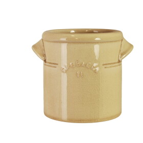 Strömshaga Keramický obal na květiny Brobacka Yellow 1 L, žlutá barva, keramika