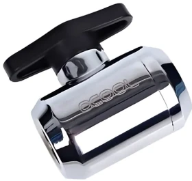 Alphacool Eiszapfen chromová / Kulový kohout / G1/4 / 2cestný (17141)