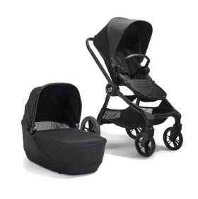 BabyJogger CITY SIGHTS 4WM AKČNÍ set 2v1 (kočárek+korba) vč. madla RICH BLACK (BJ2171439SET)