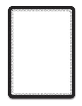 Djois Magneto Solo - magnetický rámeček, A4, černý, 2 ks