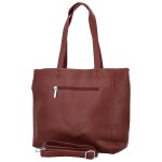 Módní dámská koženková kabelka na rameno Lamia, vínová