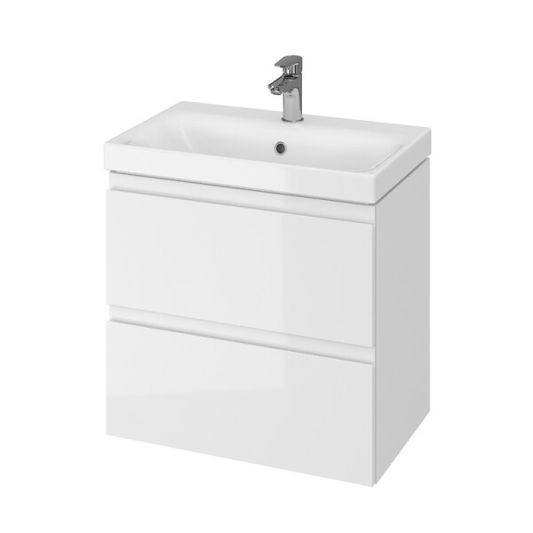 CERSANIT - SET 981 MODUO SLIM 60 BÍLÁ DSM (SKŘÍŇKA + UMYVADLO) S801-227-DSM