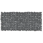Spirella RIVERSTONE tmavě šedá / Protiskluzová podložka do vany / PVC / 75 x 36 cm