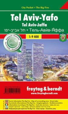 PL 526 CP Tel Aviv Jaffa 1:9 400 kapesní plán města