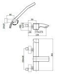 PAFFONI - Level Vanová baterie s příslušenstvím, chrom LEC023CR