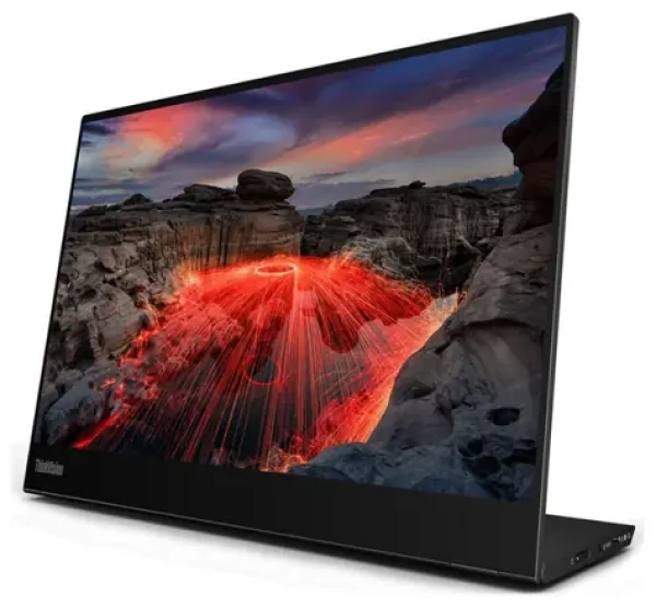 14" Lenovo ThinkVision M14t G2 černá / IPS / 2240x1400 / 6ms / 300cd / 1500:1 / USB-C / VESA / Dotykový (63FDUAT6WL)