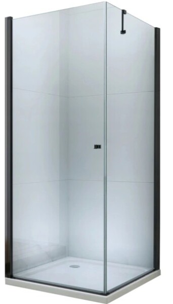 MEXEN/S - PRETORIA sprchový kout 90x100, transparent, černá 852-090-100-70-00