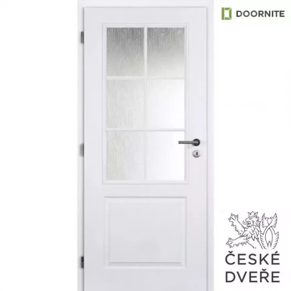 Interiérové dveře Aulida 2/3 Sklo Bílé 80L