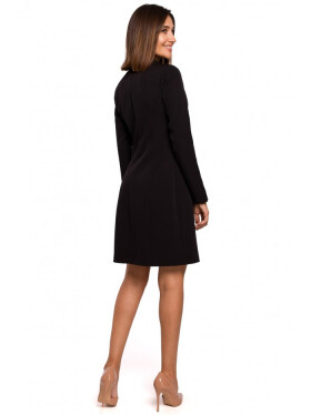 Model 18002571 Sako černé šaty EU L - STYLOVE