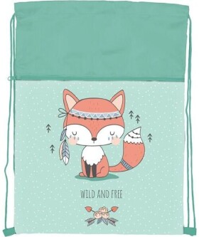 Sáček na přezůvky Fox 32x42,5cm