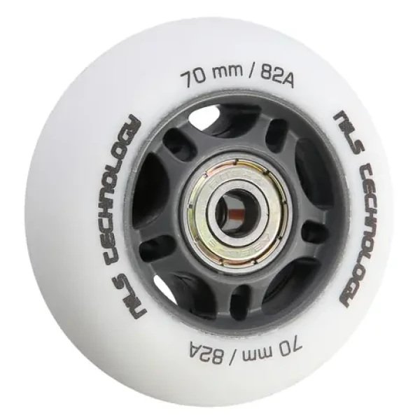 NILS Extreme PU 70x24 82A Matná kolečka s ložisky ABEC 9 bílá 4 ks (5907695544756)