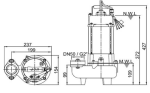 Ponorné čerpadlo HCP SF‐21AUF 230V s plovákem