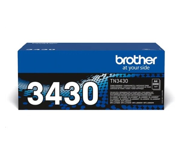 BROTHER Toner TN-3430 ( HL-L5xxx,HL-L6xxx, DCP/MFC-L5xxx, DCP/MFC-L6xxx,3 000 str. A4) EDF_3860073