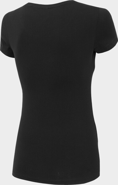Dámské bavlněné tričko 4F TSD300 Černé Černá XL