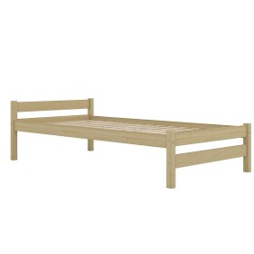 Postel Aleks 90x200 přírodní, nelakovaná