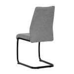 Jídelní židle, šedá, látka, DCL-438 GREY2
