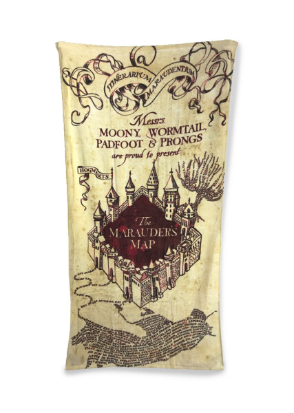 Harry Potter Osuška 75x150 cm - Pobertův plánek - EPEE