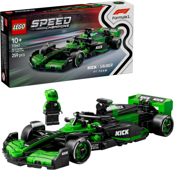 LEGO® Speed Champions 77247 Závodní auto KICK Sauber F1® Team C44 - LEGO® Speed Champions