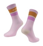 Ponožky FORCE STRIPE dlouhé, růžové (barva růžová, velikost S/M)