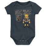Outerstuff Dětské body Vegas Golden Knights NHL Littlest Player 3Pk Creeper Se Velikost: Batole 0-3 Měsíce
