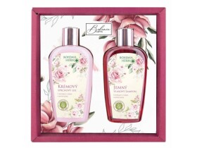 Bohemia Herbs dárkové balení Růže sprchový gel 250 ml a vlasový šampon 250 ml