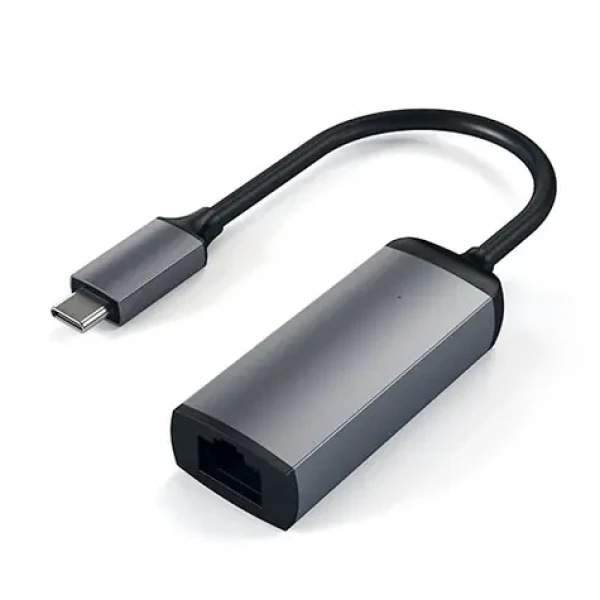 Satechi USB-C to Gigabit Ethernet šedá / adapter / USB 3.0 / Gigabit Ethernet (ST-TCENM)
