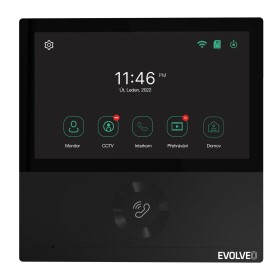 EVOLVEO DoorPhone AHD7, Rozšiřující monitor s WiFi černá barva