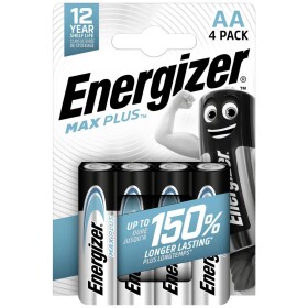 Energizer Max Plus tužková baterie AA alkalicko-manganová, 1.5 V, 4 ks