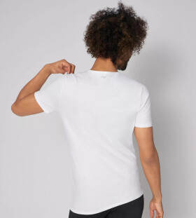 Pánské tričko GO Shirt Slim Fit WHITE bílá 0003 SLOGGI WHITE