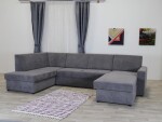 Nábytek VACULÍK Sedačka tvar "U" ALENA - rozkládací + 2x úložný prostor